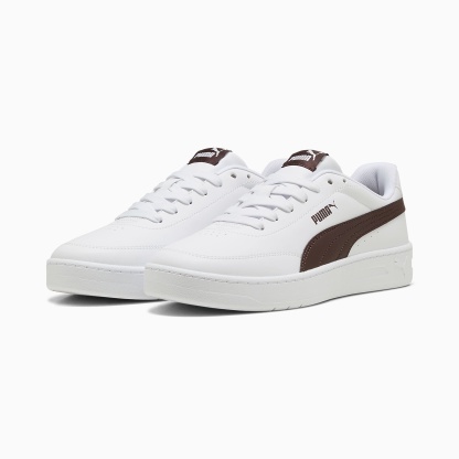 Court CLASSIC Clean UNISEX Ayakkabı - PUMA White-Chocolate Fondue - 402223_21 - Görsel 2