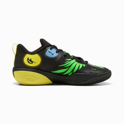 MB World.01 UNISEX Basketbol Ayakkabısı - PUMA Black-Lemon Crush - 313234_02 - Görsel 5
