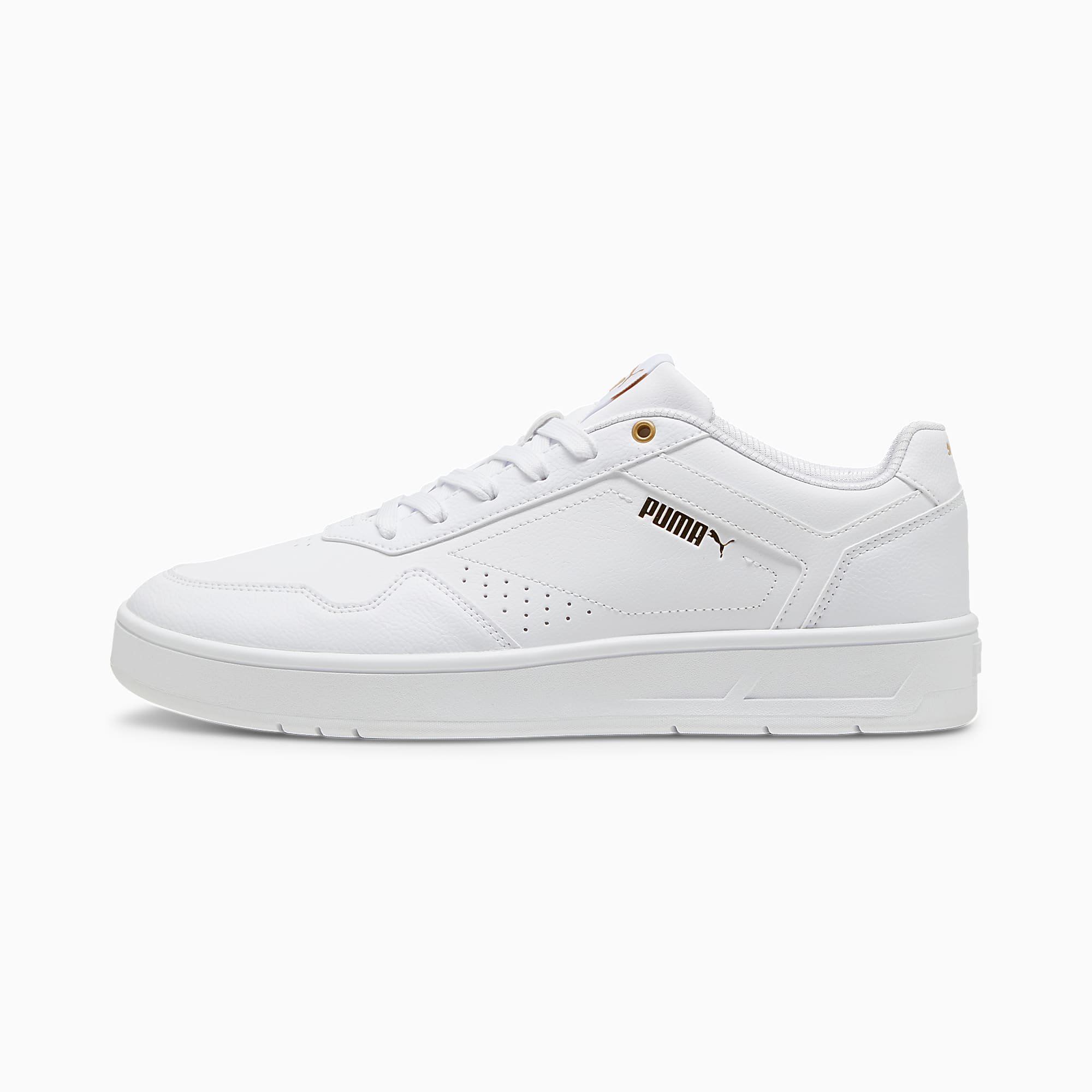 Court CLASSIC Ayakkabı - PUMA White-PUMA Gold - 395018_01 - Görsel 1