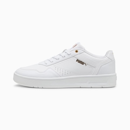 Court CLASSIC Ayakkabı - PUMA White-PUMA Gold - 395018_01 - Görsel 1