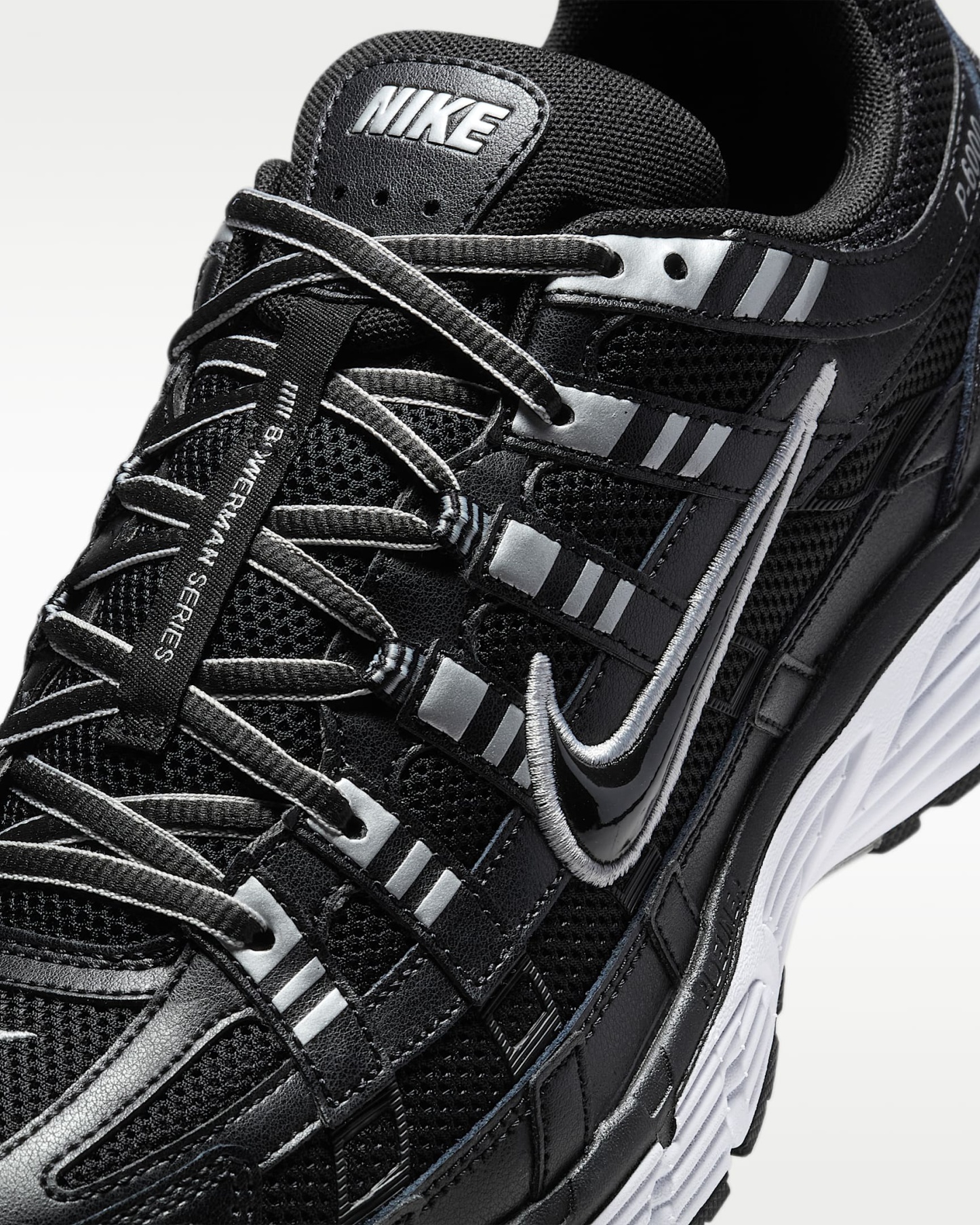 Nike P-6000 Ayakkabı - Siyah/Beyaz/Metallic Silver/Siyah