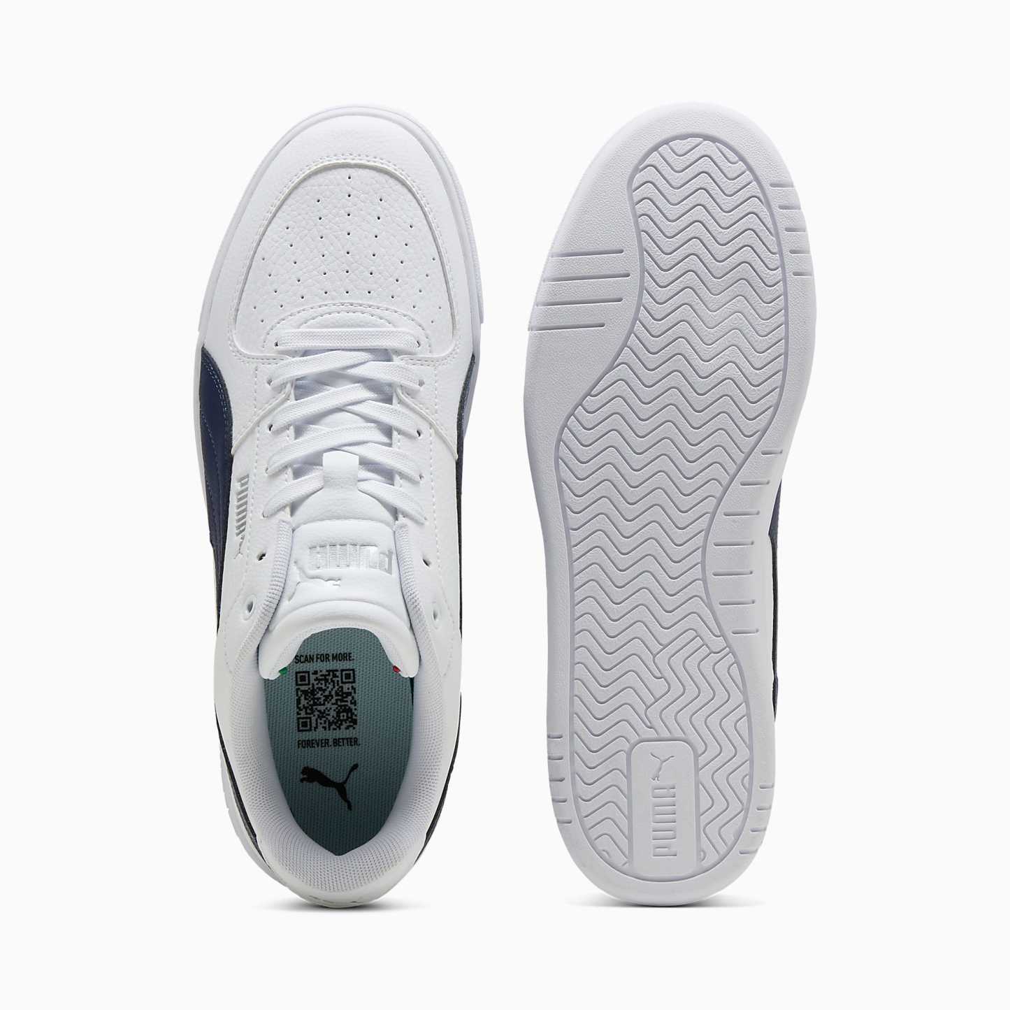 PUMA Caven UNISEX Ayakkabı - PUMA White-PUMA Navy-PUMA Black - 409170_14 - Görsel 4