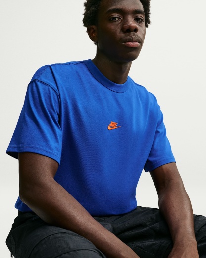 Nike Sportswear Premium Essentials Erkek Tişörtü - Old Royal