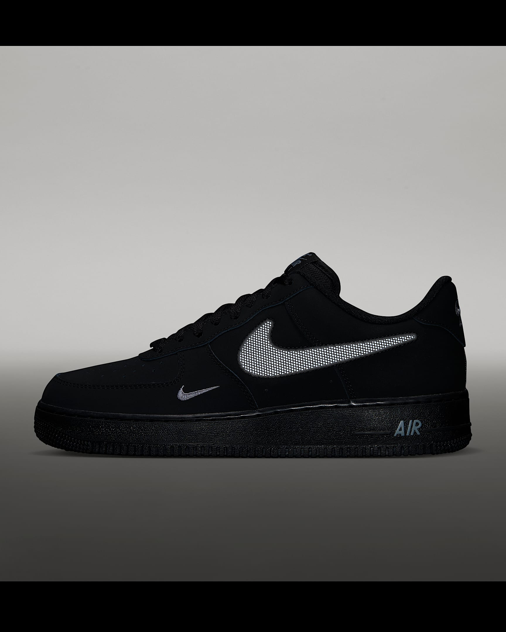 Nike Air Force 1 '07 LV8 Erkek Ayakkabısı - Siyah/Cool Grey/Cool Grey