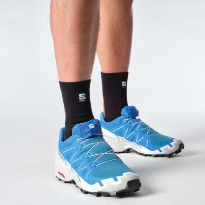 Salomon Speedcross 6 Gri Erkek Koşu Ayakkabısı - L47810900 - Mavi Erkek Koşu Ayakkabısı - L47765800 - image 7