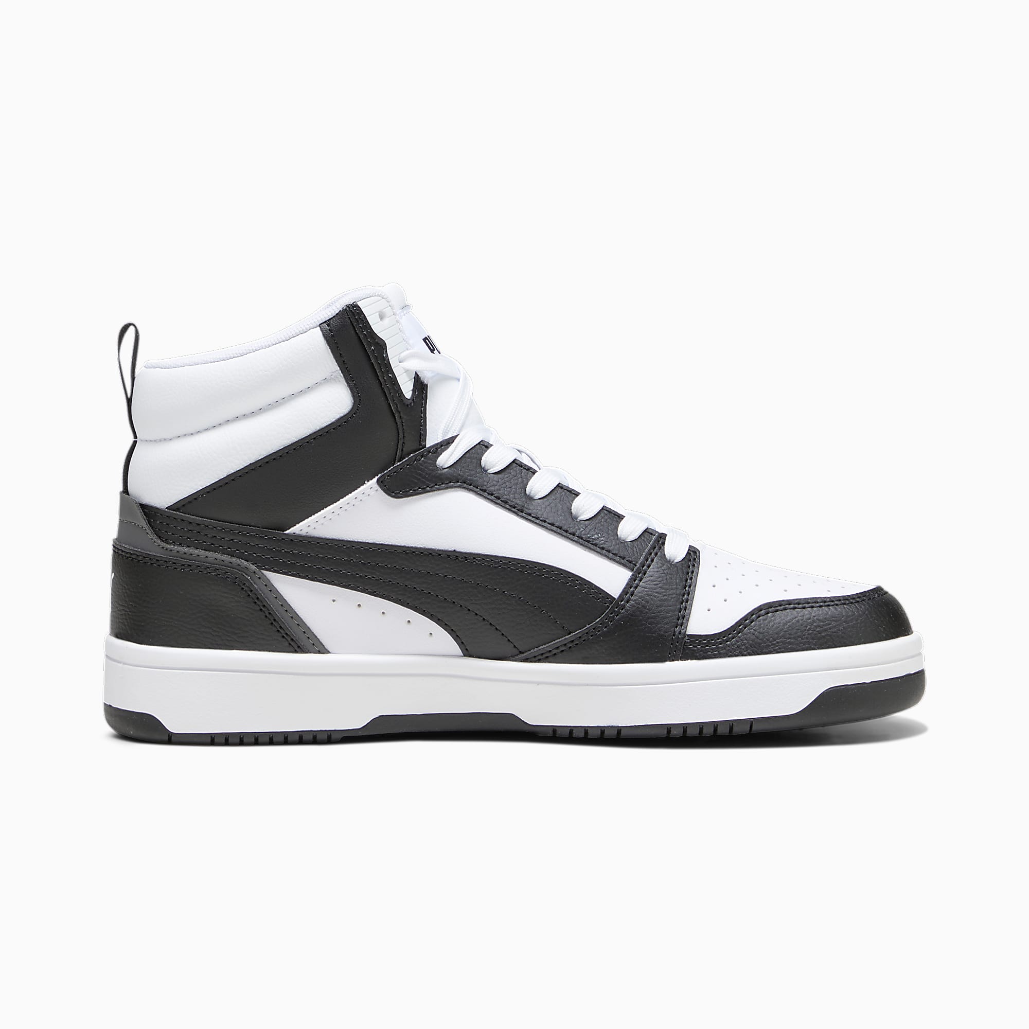 Rebound Ayakkabı - PUMA White-PUMA Black-Shadow Gray-PUMA White - 392326_01 - Görsel 7
