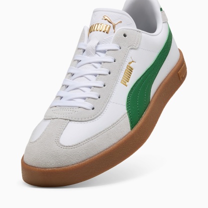 PUMA Club II Era Unisex Spor Ayakkabı - PUMA White-Archive Green-Gum - 397447_22 - Görsel 6