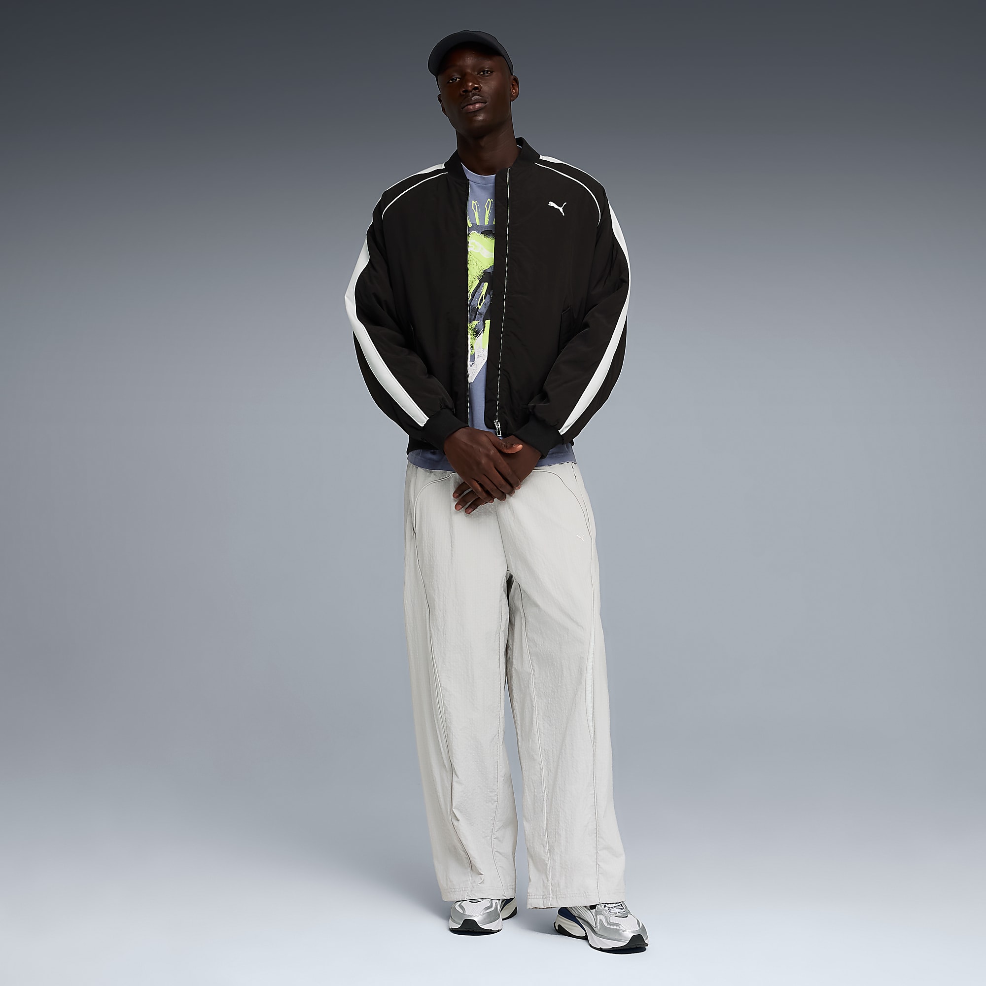 PUMA Fade UNISEX Ayakkabı - PUMA Silver-PUMA White-Blue Jewel - 406203_08 - Görsel 3
