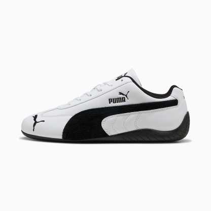 Speedcat LTHR UNISEX Ayakkabı - Puma White-Puma Black - 403175_01 - Görsel 1