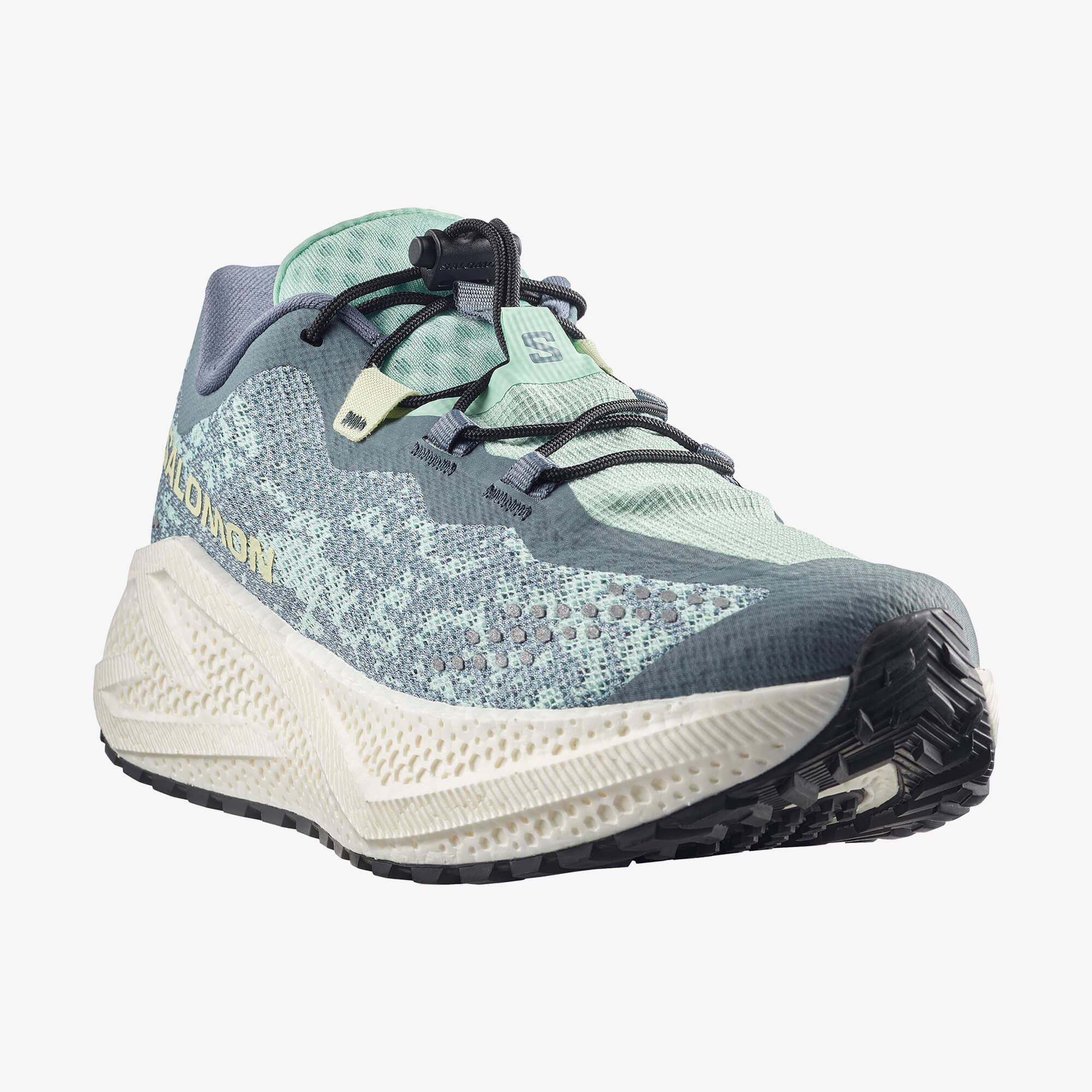 Salomon AERO GLIDE 4 GRVL Kadın Koşu Ayakkabısı Vanilla Ice L49175500 - Stormy Weather - L49175700 - image 3