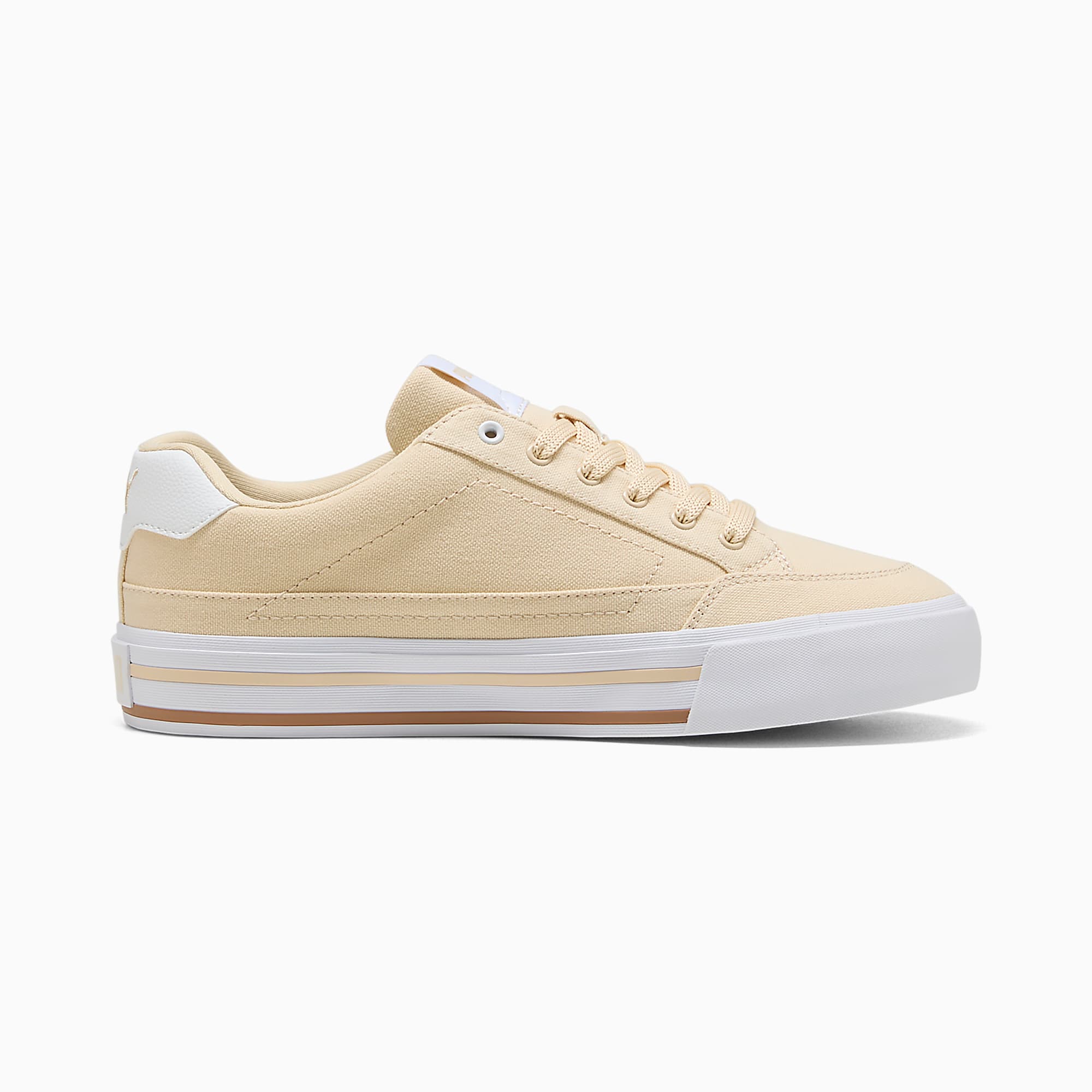 Court CLASSIC VULCANISED FORMSTRIP UNISEX Ayakkabı - Canvas-PUMA White - 396353_23 - Görsel 5