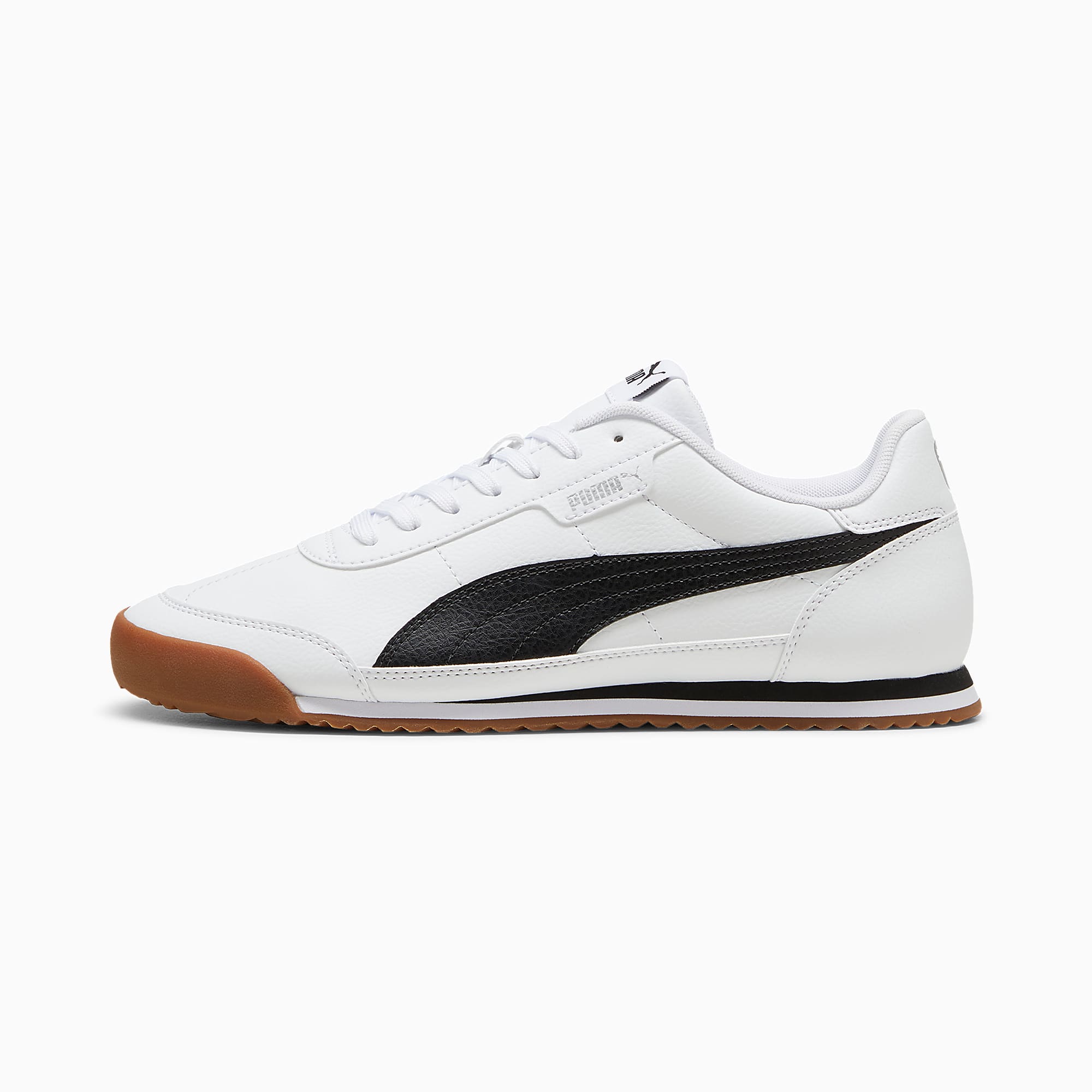 PUMA TURINO II Unisex Spor Ayakkabı - PUMA White-PUMA Black-Cool Light Gray - 397452_02 - Görsel 1