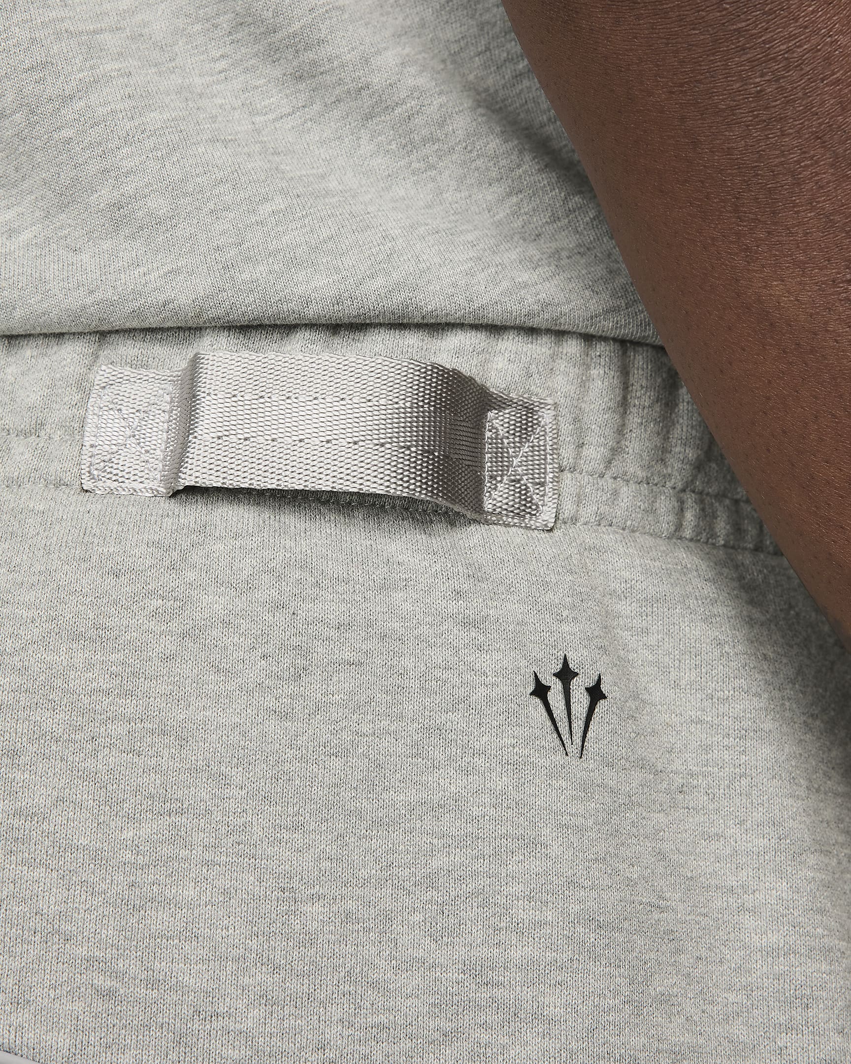 NOCTA NOCTA Fleece CS Açık Paçalı Eşofman Altı - Dark Grey Heather/Matte Silver/Siyah