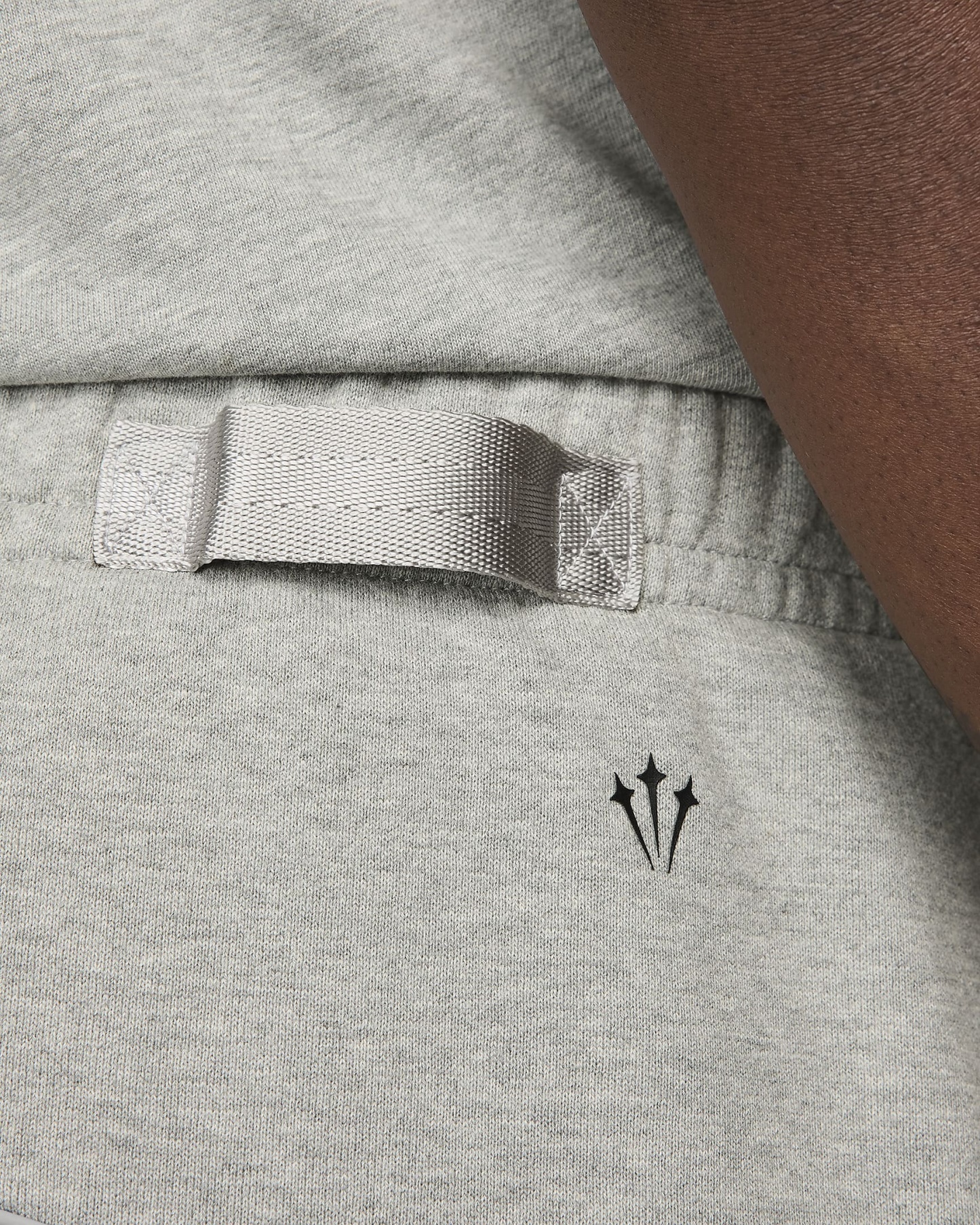 NOCTA NOCTA Fleece CS Açık Paçalı Eşofman Altı - Dark Grey Heather/Matte Silver/Siyah
