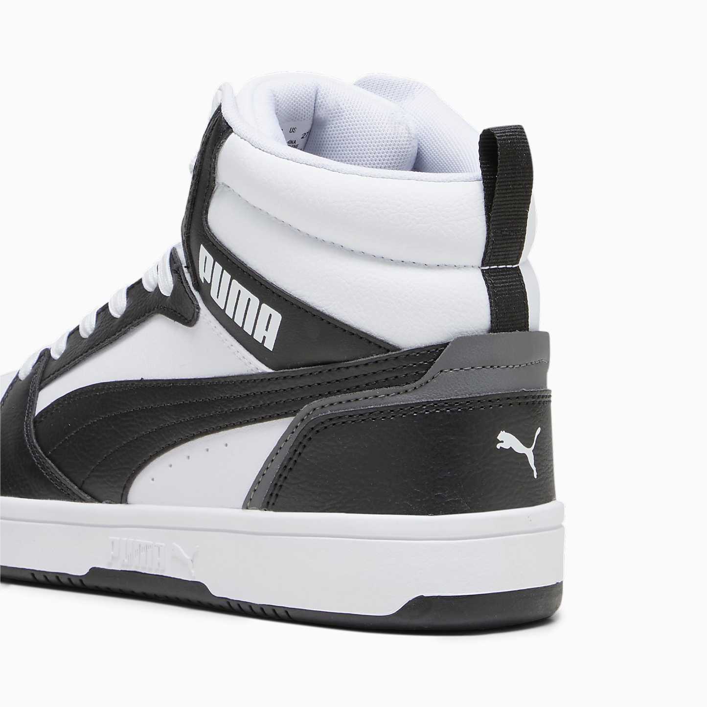 Rebound Ayakkabı - PUMA White-PUMA Black-Shadow Gray-PUMA White - 392326_01 - Görsel 5