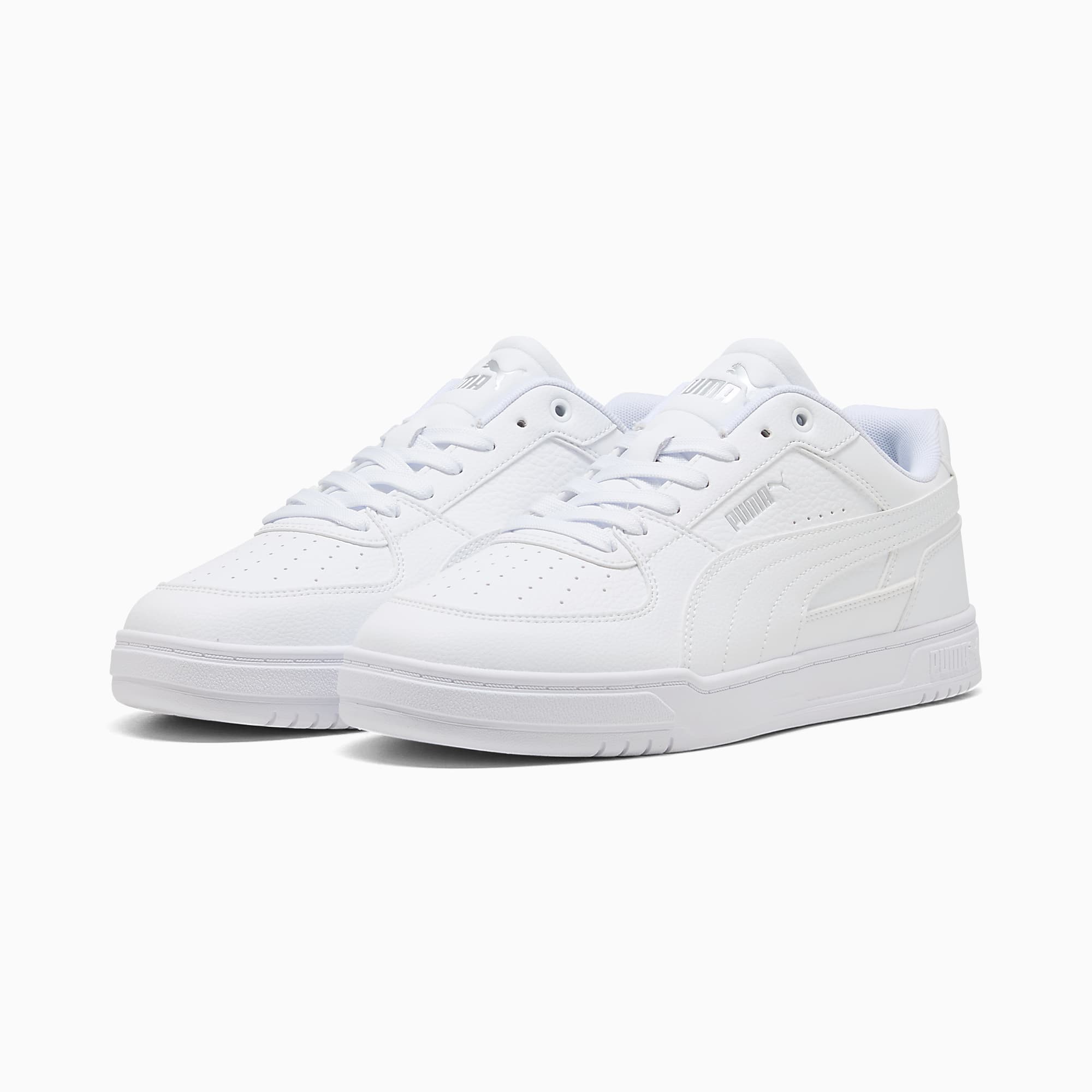 PUMA Caven UNISEX Ayakkabı - Puma White-Puma Silver-Puma Black - 409170_01 - Görsel 2