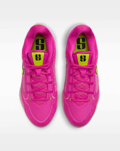 Sabrina 4 Basketbol Ayakkabısı - Desert Pink/Pink Rise/Shadow Brown/Lemon Venom