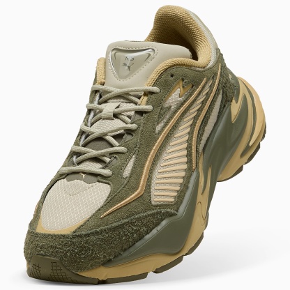 RS Surge HAIRY Suede UNISEX Ayakkabı - Pebble Gray-Loden Green - 404327_07 - Görsel 6