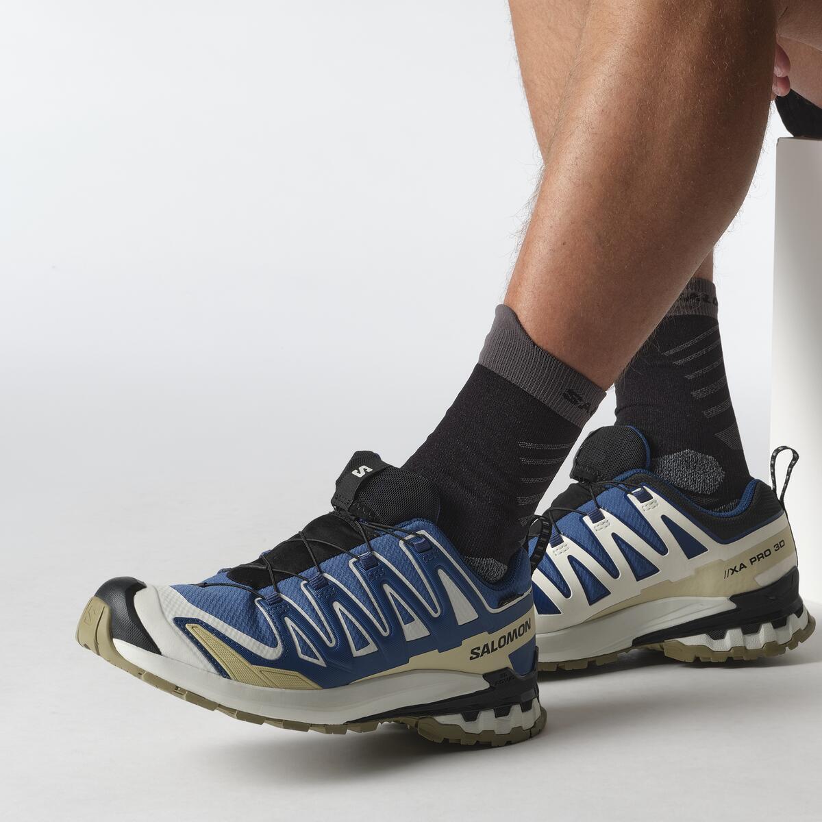 Salomon XA PRO 3D V9 GORE-TEX Erkek Outdoor Ayakkabı Spellbound L49199200 - Dark Blue - L47817400 - image 8
