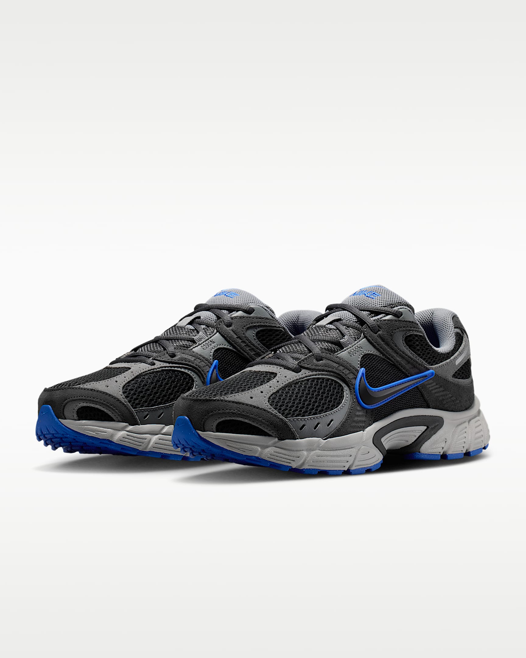 Nike V5 RNR Suede Erkek Ayakkabısı - Smoke Grey/Anthracite/Racer Blue/Siyah