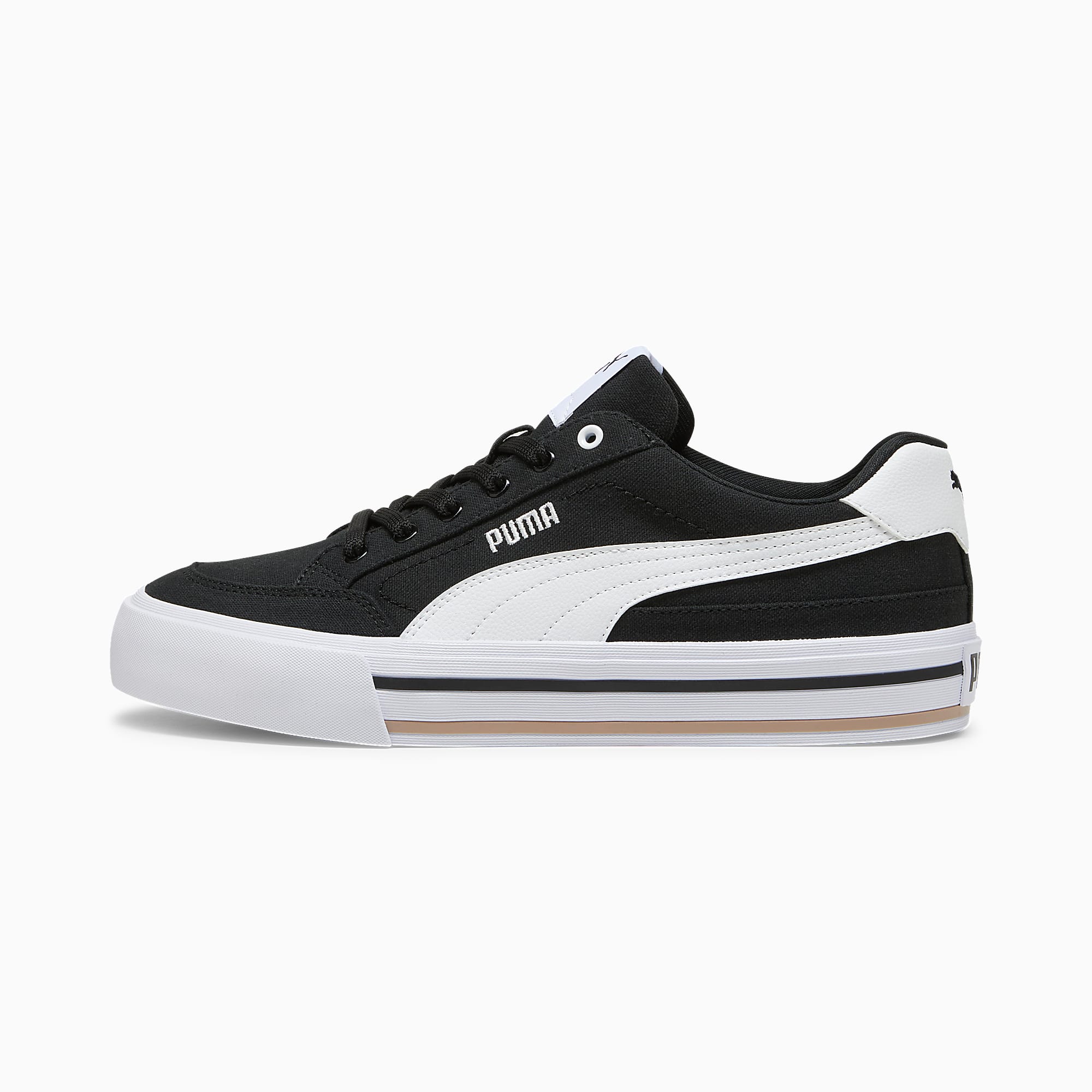 Court CLASSIC VULCANISED FORMSTRIP UNISEX Ayakkabı - Puma Black-Puma White - 396353_03 - Görsel 1