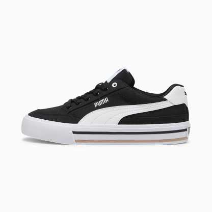 Court CLASSIC VULCANISED FORMSTRIP UNISEX Ayakkabı - Puma Black-Puma White - 396353_03 - Görsel 1