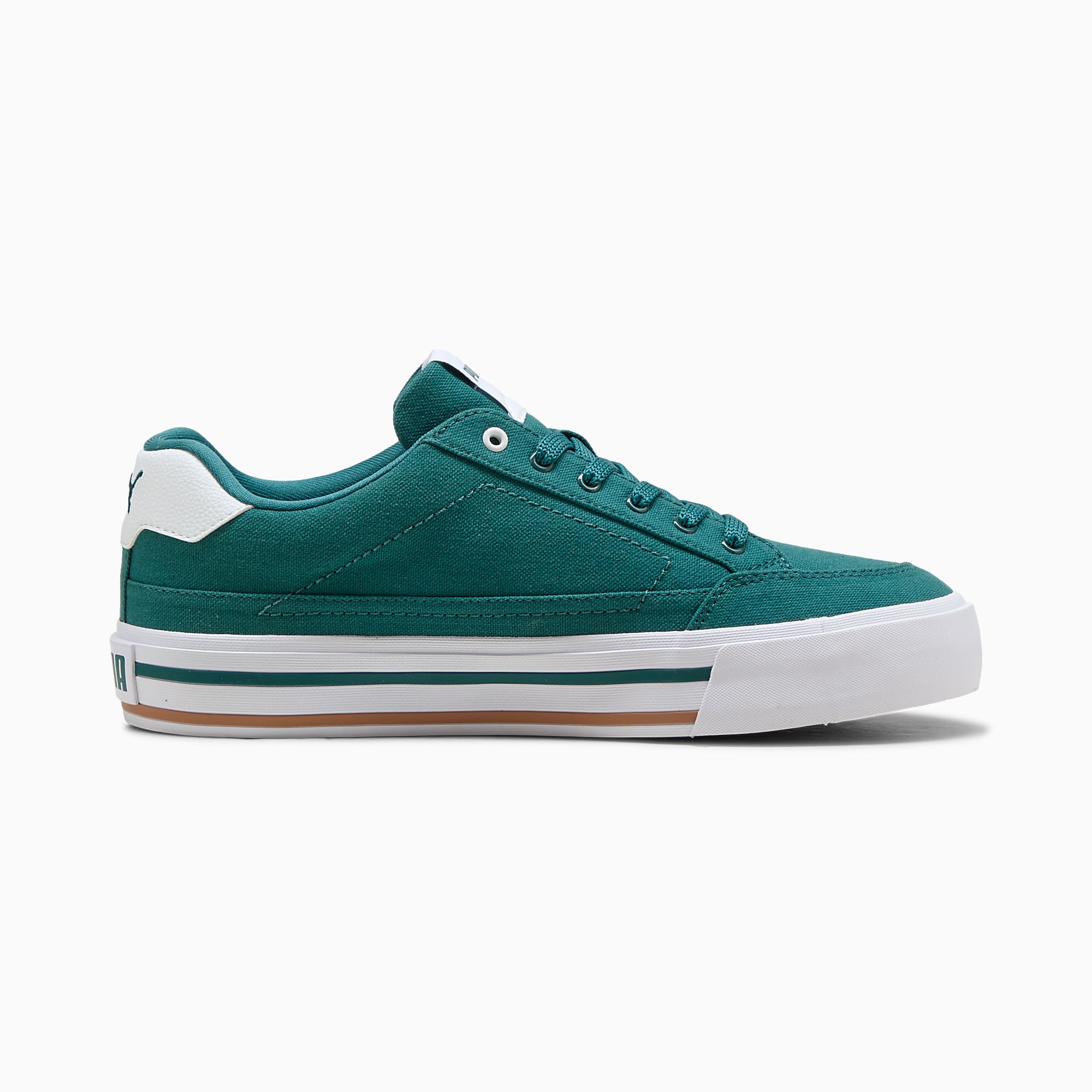 Court CLASSIC VULCANISED FORMSTRIP UNISEX Ayakkabı - Emerald Ice-PUMA White - 396353_36 - Görsel 5