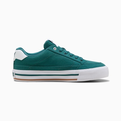 Court CLASSIC VULCANISED FORMSTRIP UNISEX Ayakkabı - Emerald Ice-PUMA White - 396353_36 - Görsel 5