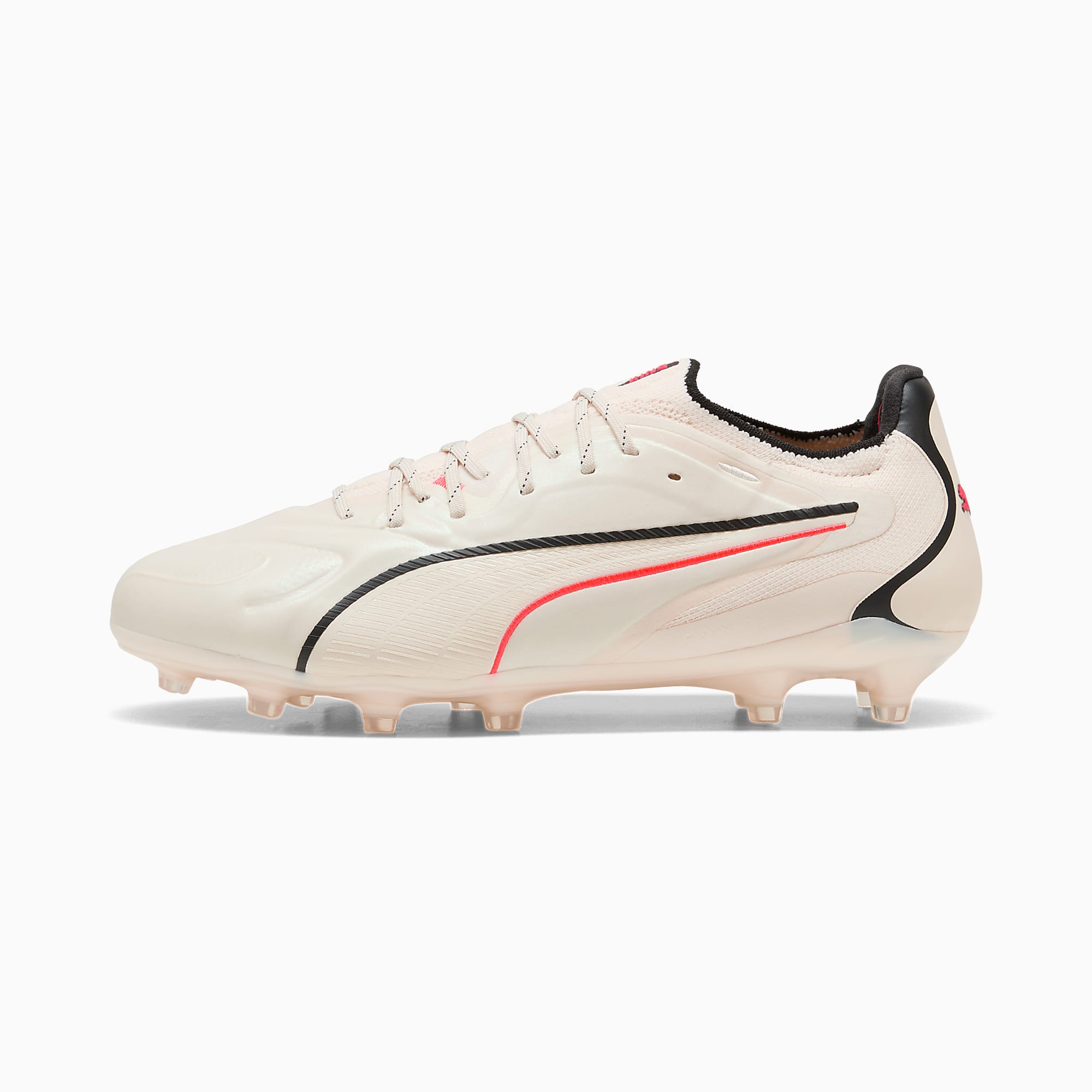 KING 20 ULTIMATE FG/AG UNISEX Krampon - Sugared Almond-PUMA Black-Ultra Red - 109345_01 - Görsel 1