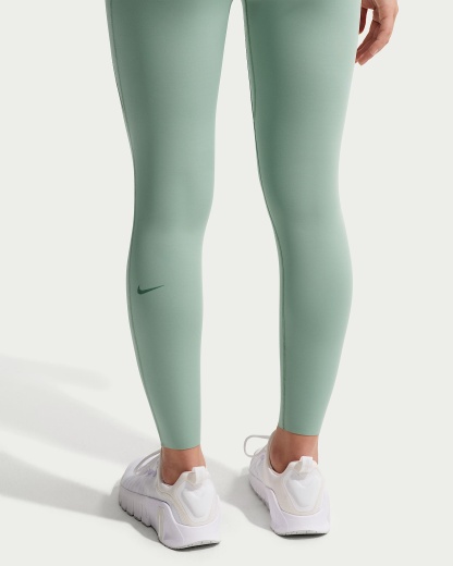Nike Universa Yüksek Belli Bilek Üstü Ön Dikişsiz Kadın Taytı - Steam/Dutch Green/Dutch Green