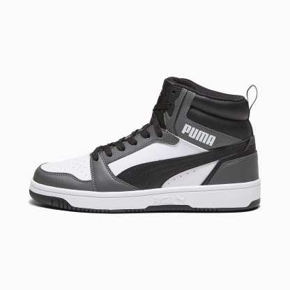 Rebound Ayakkabı - PUMA White-PUMA Black-Shadow Gray - 392326_03 - Görsel 1