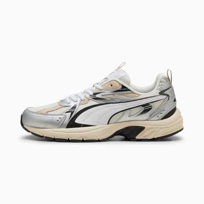 MILENIO Tech UNISEX Ayakkabı - Warm White-PUMA White-PUMA Silver - 402623_03 - Görsel 1