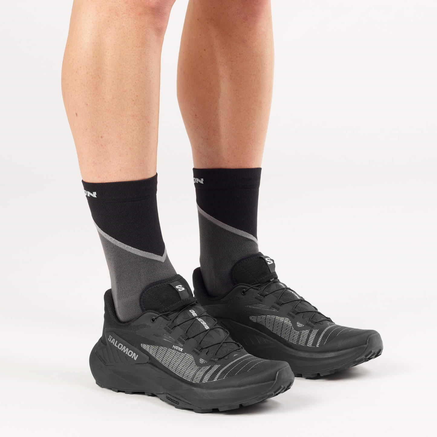 Salomon Genesis Erkek Koşu Ayakkabısı - Siyah - Black [L49137700] - L49137700 - image 4