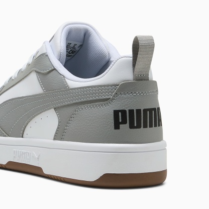 Rebound V6 Low UNISEX Ayakkabı - PUMA White-Gray Echo-PUMA Black - 406388_53 - Görsel 3