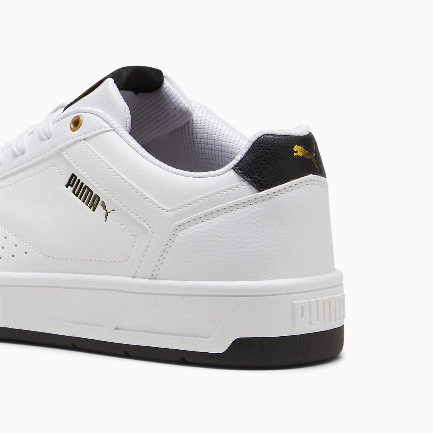 Court CLASSIC Ayakkabı - PUMA White-PUMA Black-PUMA Gold - 395018_07 - Görsel 3