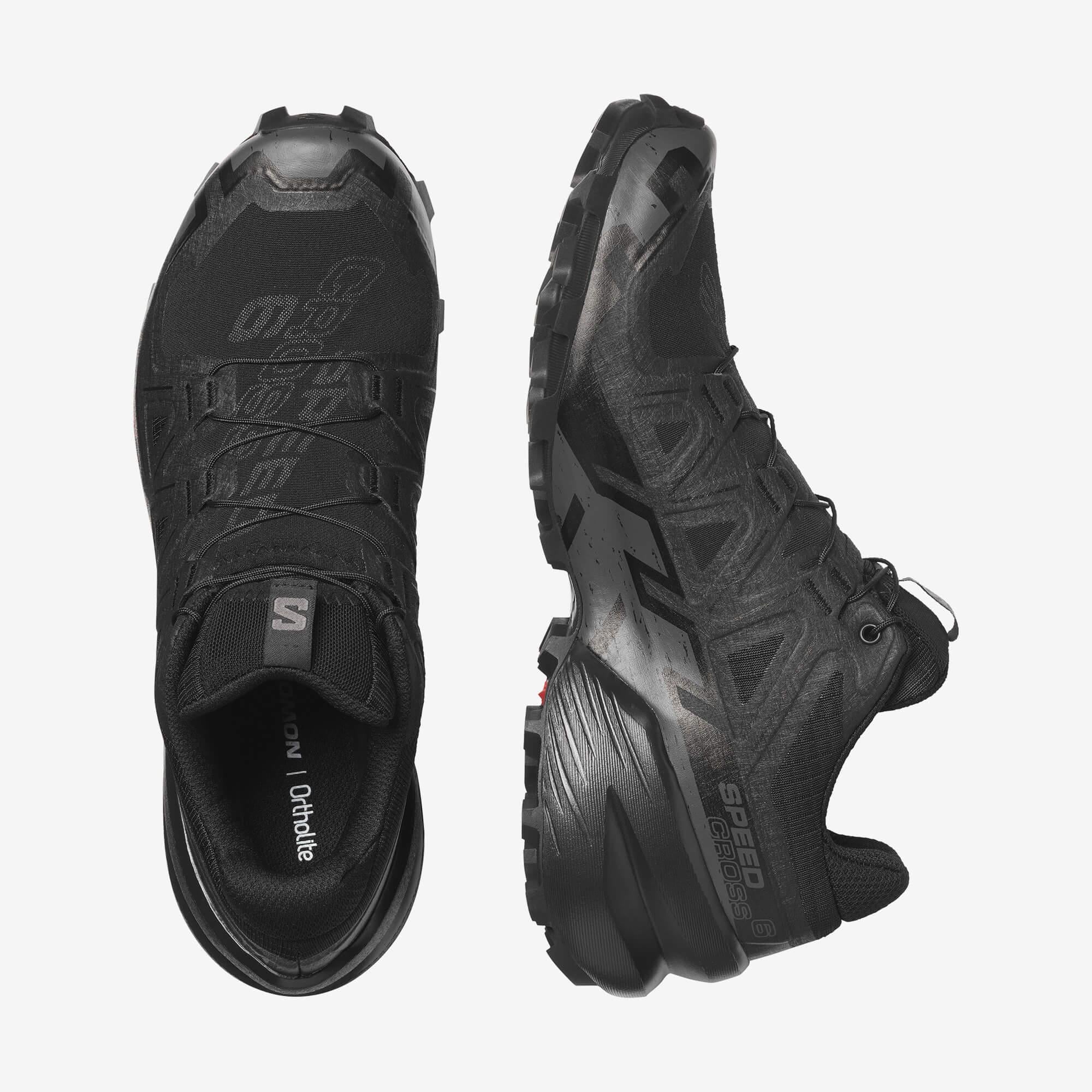 Salomon Speedcross 6 Kadın Koşu Ayakkabısı - Siyah - Siyah - L41742800 - image 2
