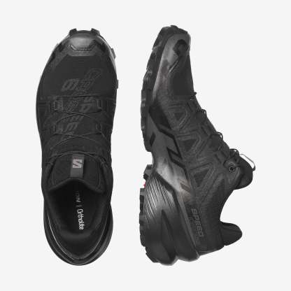 Salomon Speedcross 6 Kadın Koşu Ayakkabısı - Siyah - Siyah - L41742800 - image 2