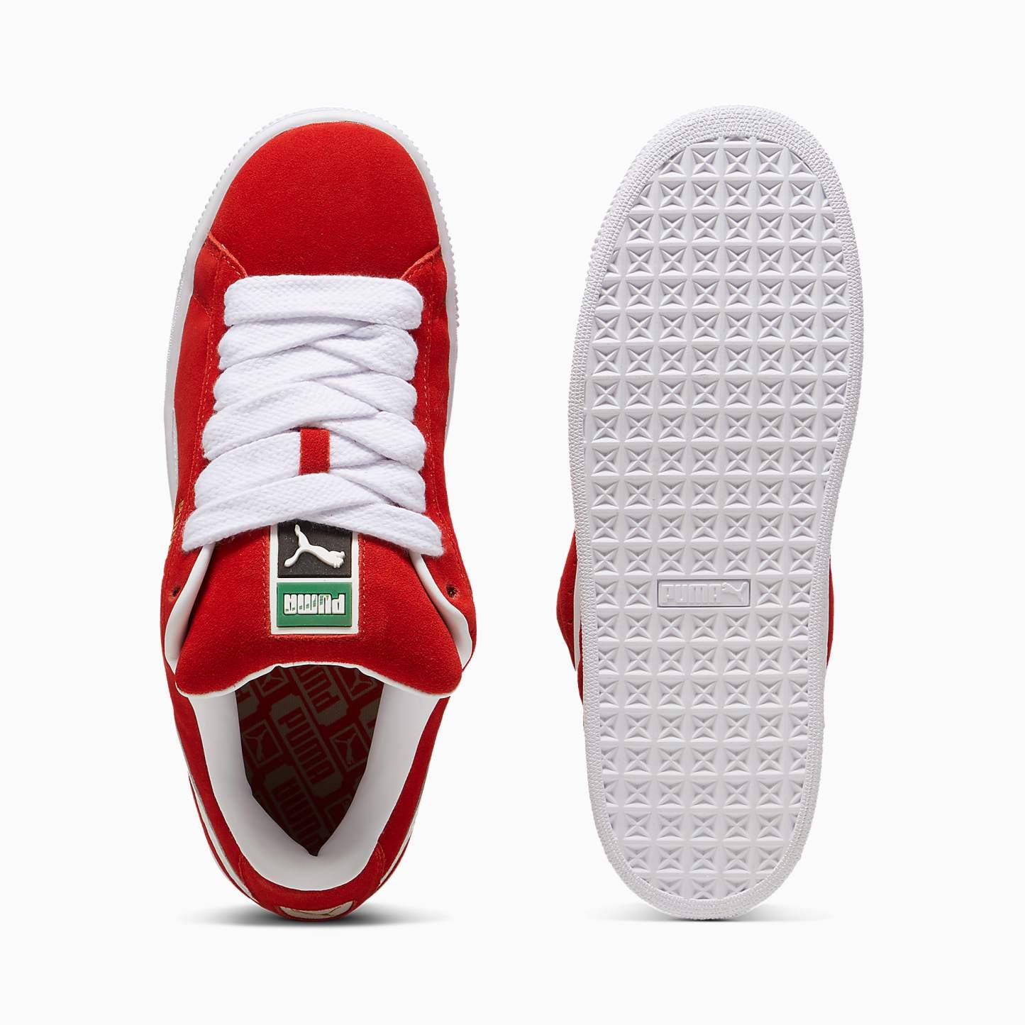 Suede XL Ayakkabı - For All Time Red-PUMA White - 395205_03 - Görsel 6