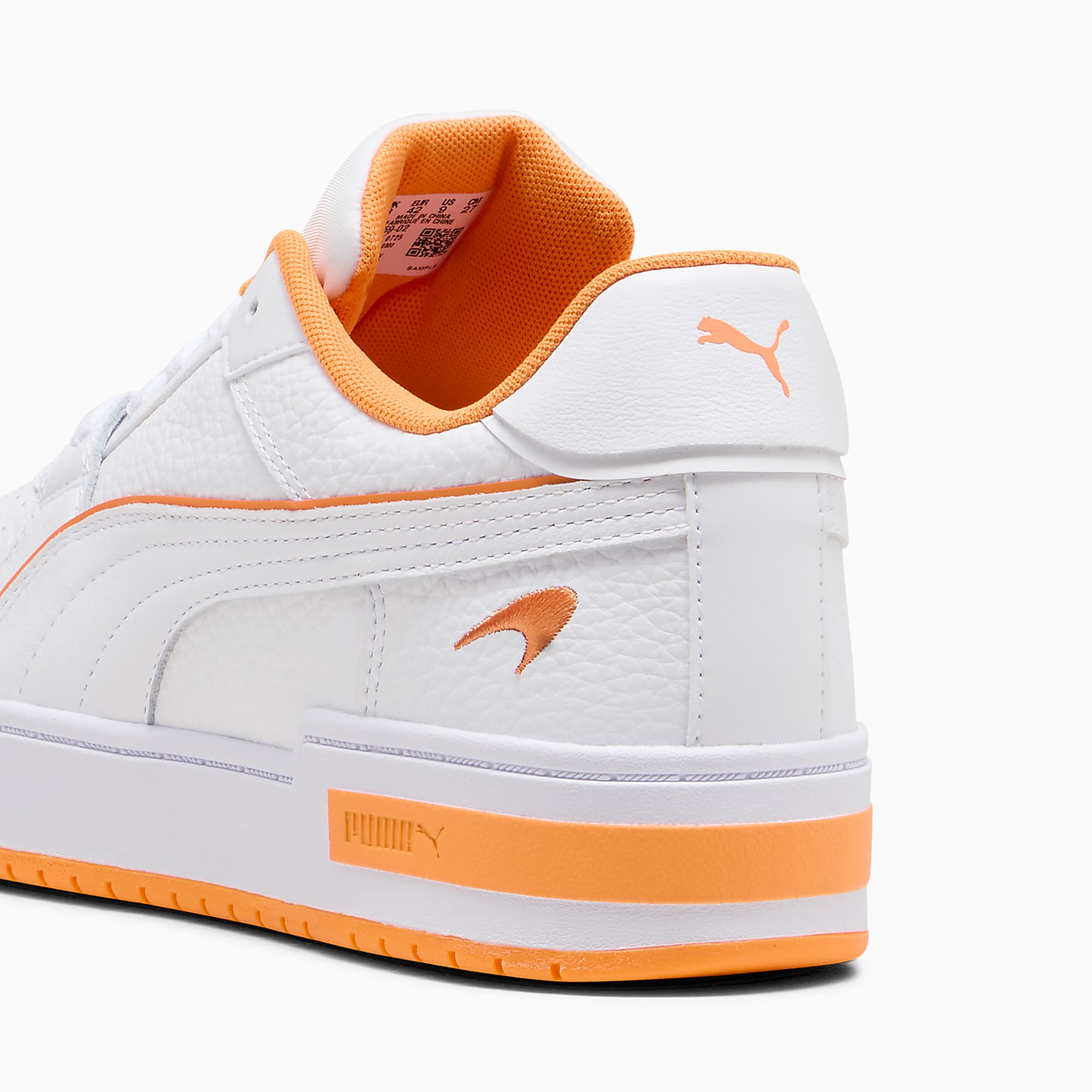 McLAREN RACING CA Pro UNISEX Ayakkabı - PUMA White-Papaya - 309459_02 - Görsel 3