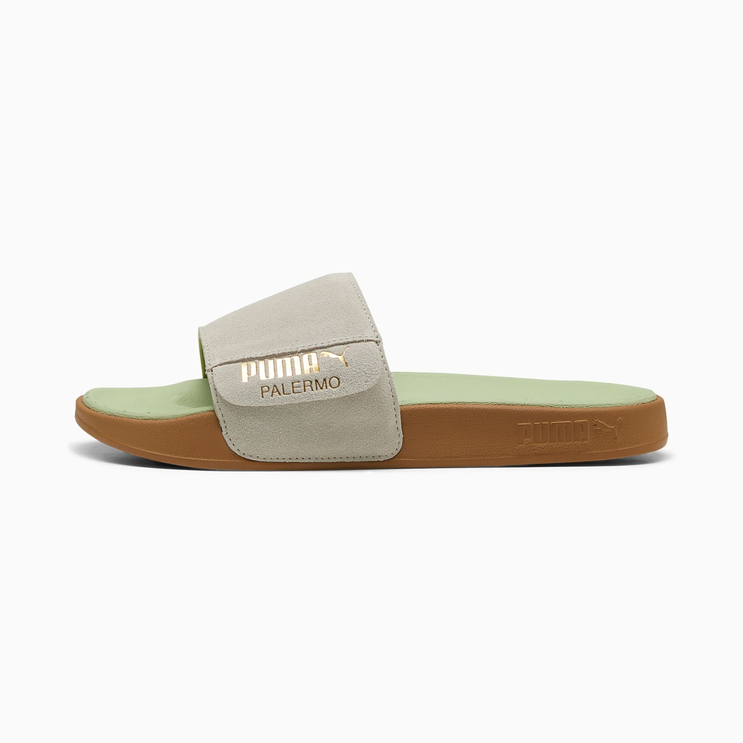 Leadcat 2.0 Palermo FOIL UNISEX Terlik - Vapor Gray-PUMA Gold-Gum-Pistachio Green - 399041_06 - Görsel 4