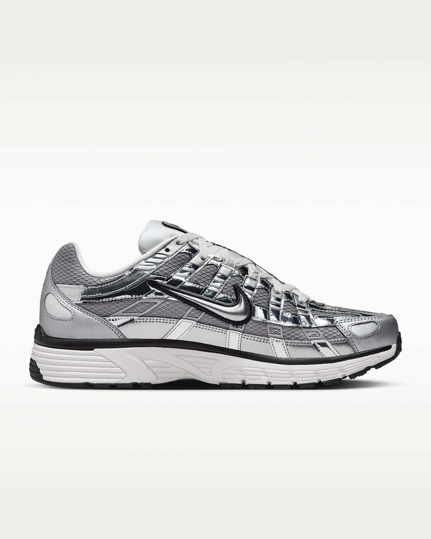 Nike P-6000 Ayakkabı - Metallic Silver/Sail/Siyah/Metallic Silver