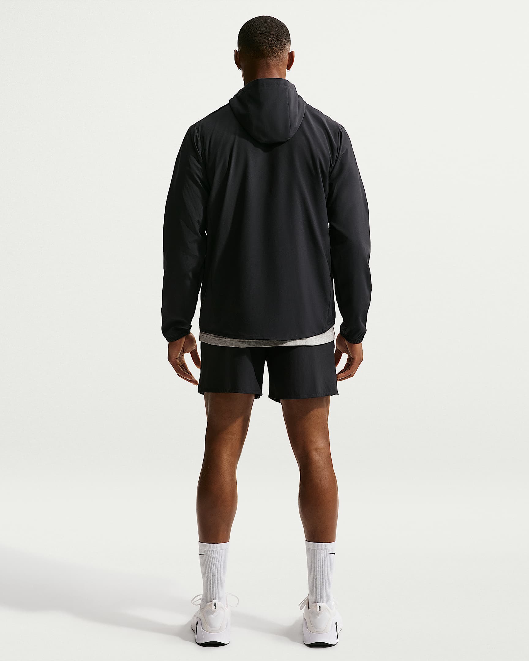 Nike Form Dri-FIT Kapüşonlu Çok Yönlü Erkek Ceketi - Siyah