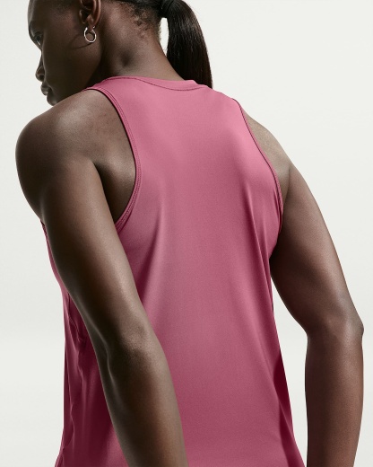 Nike One Classic Dri-FIT Kadın Atleti - Pink Smoke/Beyaz