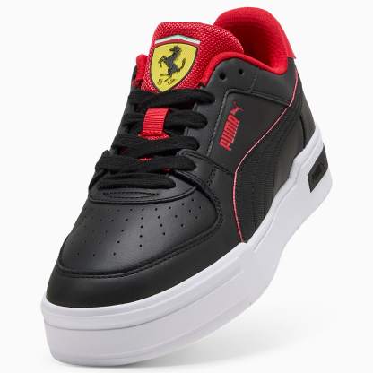 SCUDERIA FERRARI CA Pro UNISEX Ayakkabı - Puma Black-Puma White-Rosso Corsa - 308377_03 - Görsel 6
