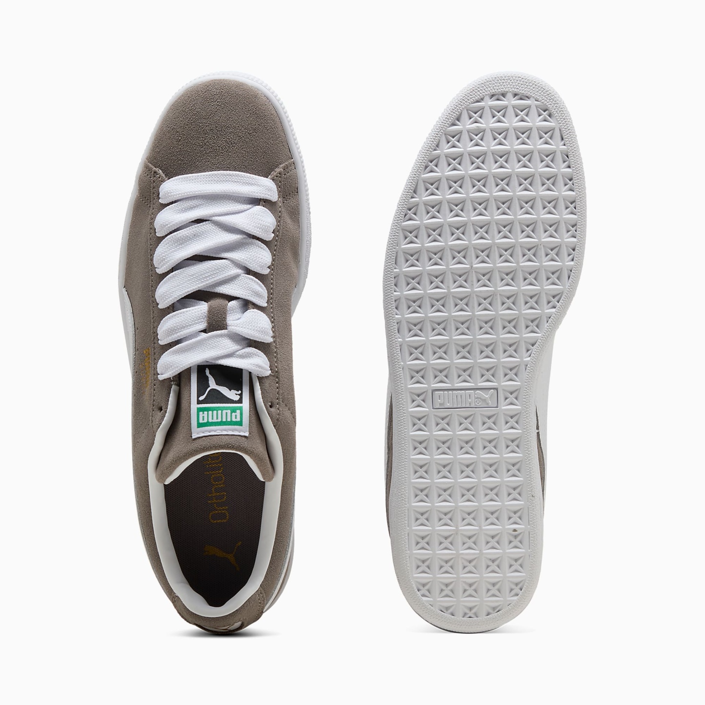 Suede CLASSIC UNISEX Ayakkabı - Cast Iron-PUMA White - 399781_06 - Görsel 6