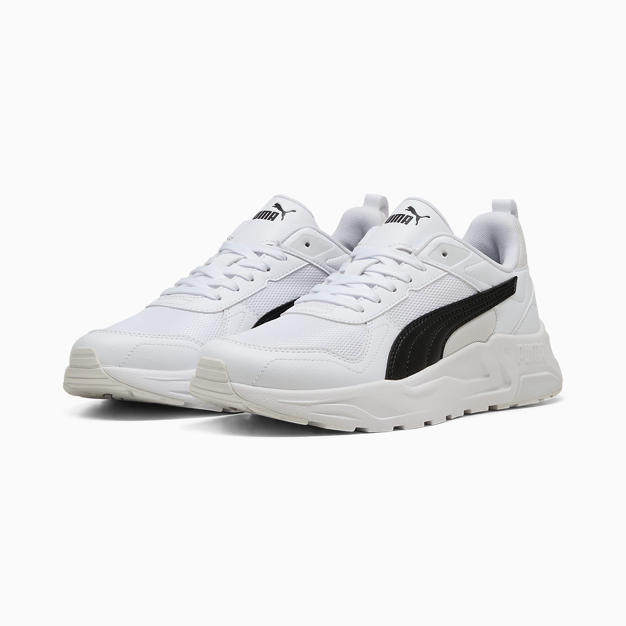 TRINITY 2 UNISEX Ayakkabı - PUMA White-PUMA Black-Feather Gray - 400231_01 - Görsel 2