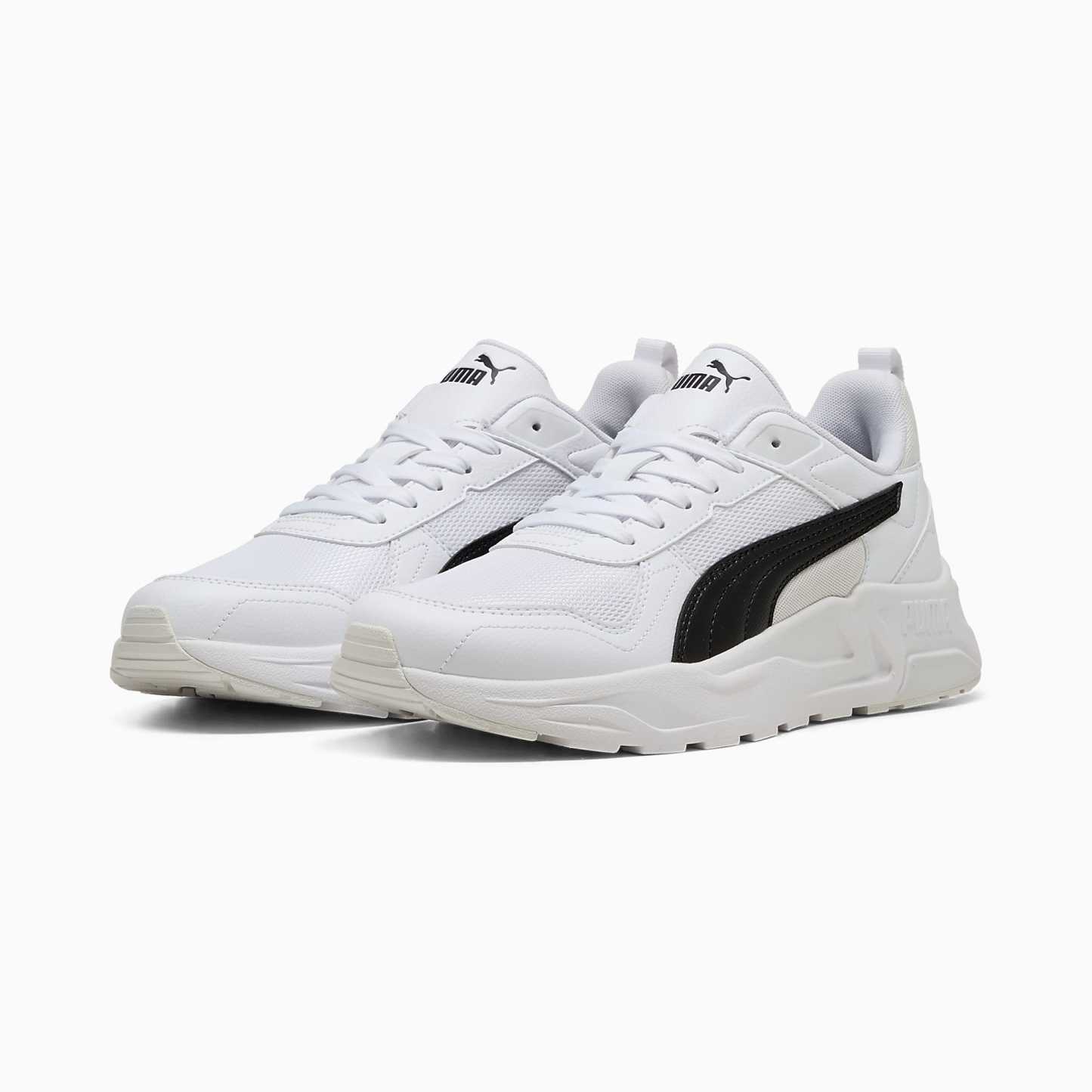 TRINITY 2 UNISEX Ayakkabı - PUMA White-PUMA Black-Feather Gray - 400231_01 - Görsel 2