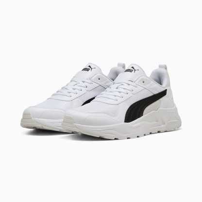 TRINITY 2 UNISEX Ayakkabı - PUMA White-PUMA Black-Feather Gray - 400231_01 - Görsel 2