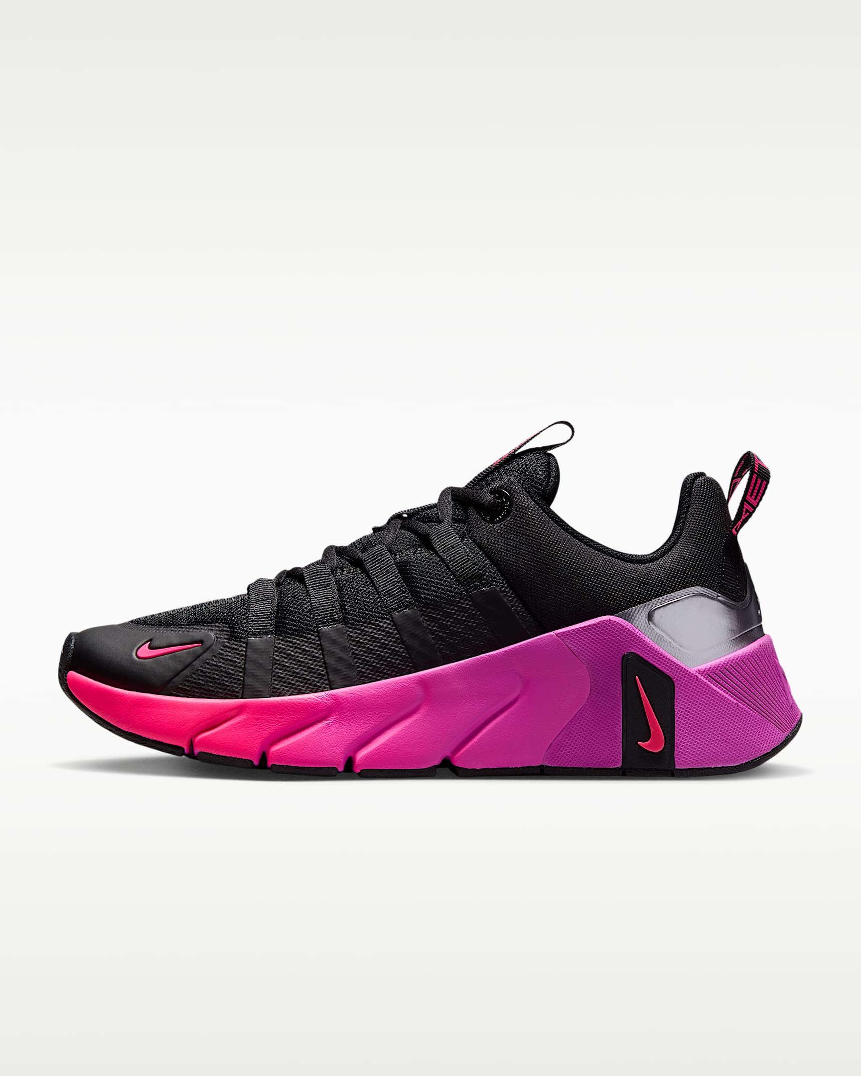 Nike Free Metcon 7 Kadın Antrenman Ayakkabısı - Siyah/Hyper Pink/Metallic Cool Grey/Fuchsia Blast