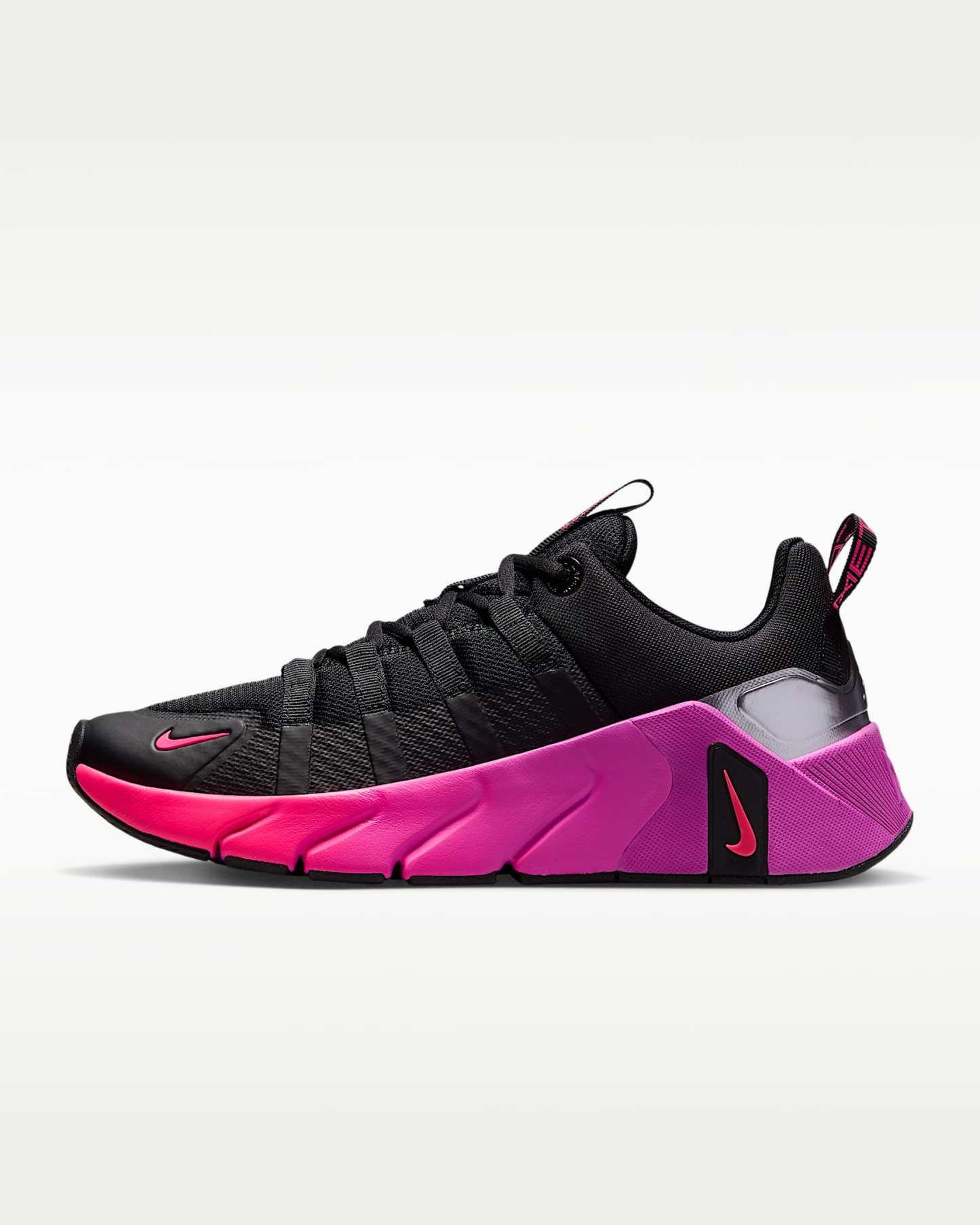 Nike Free Metcon 7 Kadın Antrenman Ayakkabısı - Siyah/Hyper Pink/Metallic Cool Grey/Fuchsia Blast